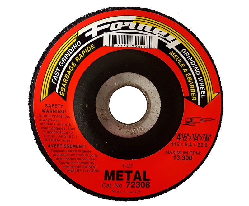 4.5 in. Type 27 Depressed Center Metal Grinding Wheel