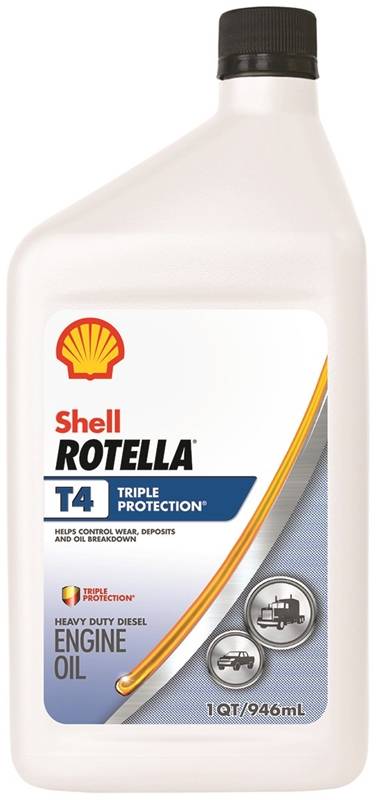 Products 1 qt. 15W40 Rotella T4 Triple Protection Motor Oil