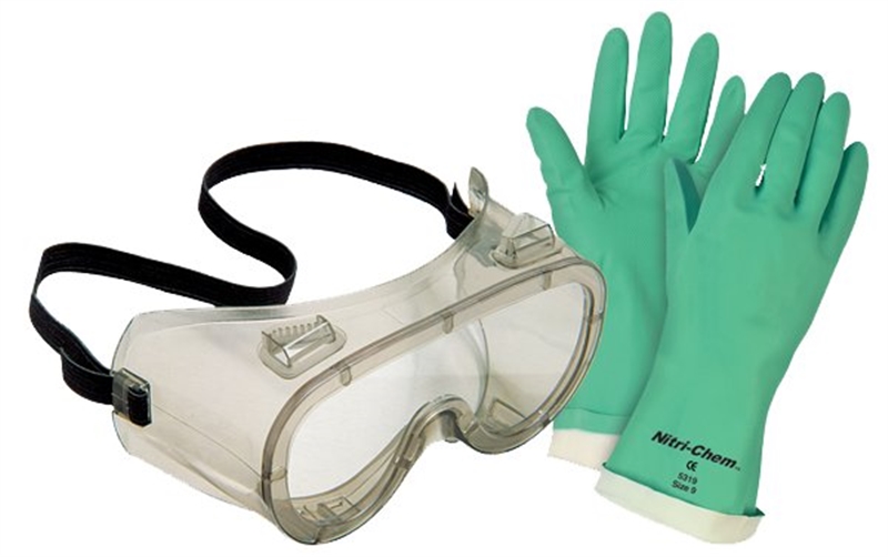 Picture of Safety Works 9820044 Goggle Glove Combo