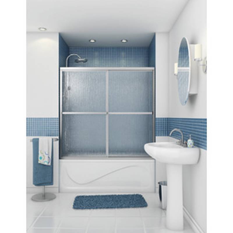 3660933 54-59.5 x 57.37 in. Framed Bypass Shower Door