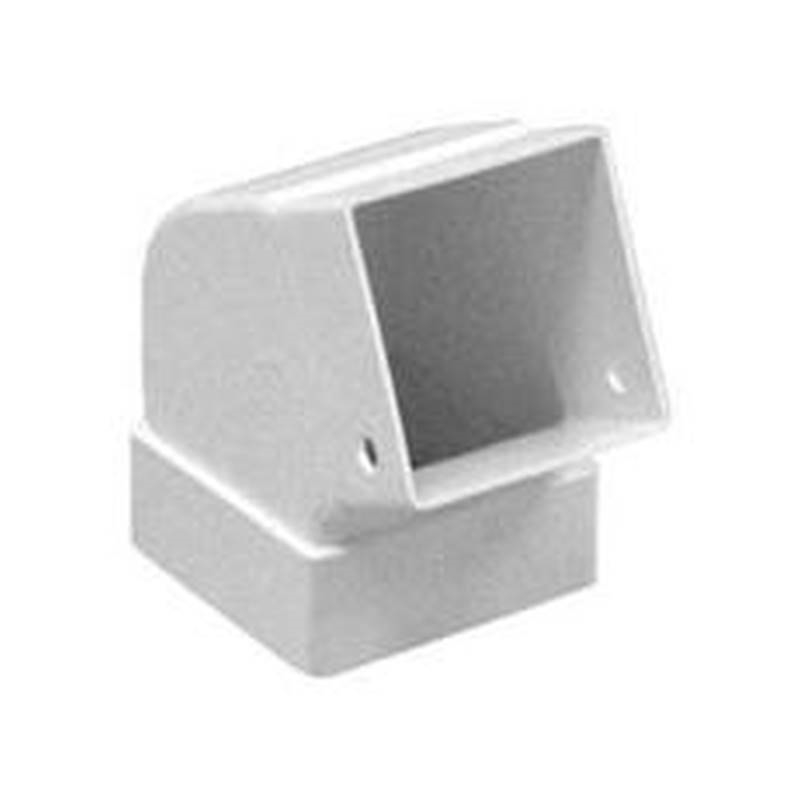 1788439 White GSW Elbow Down Pipe Gutter