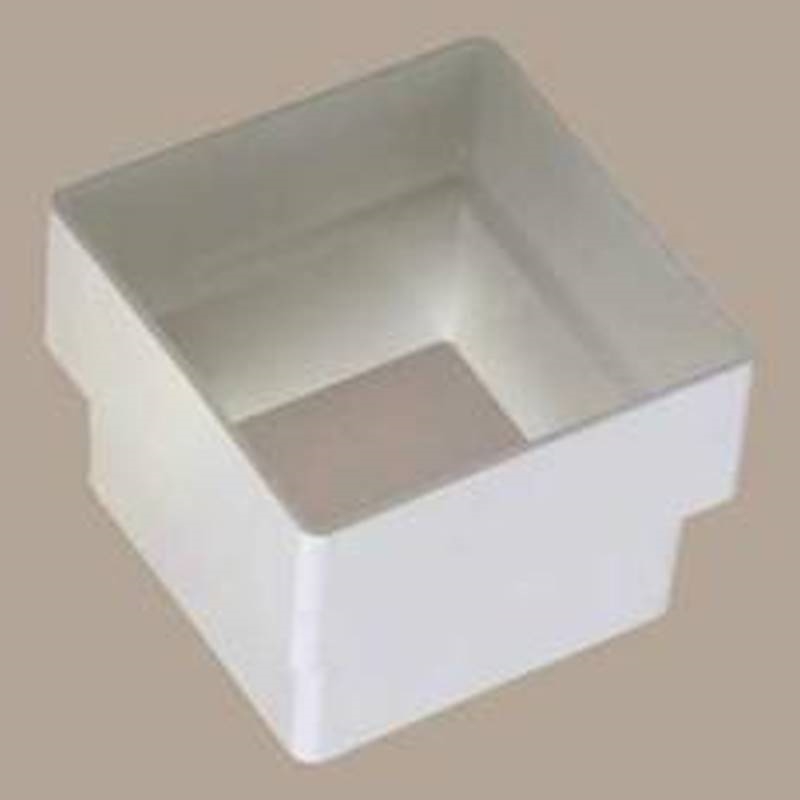 Contemporary Style Gutter Connector - Vinyl, Brown