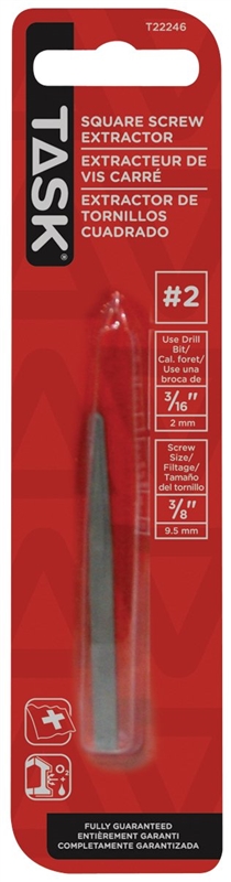 Picture of Task Tools 239145 Rust Resistant Screw Extractor Straight Flute Shank - No. 2