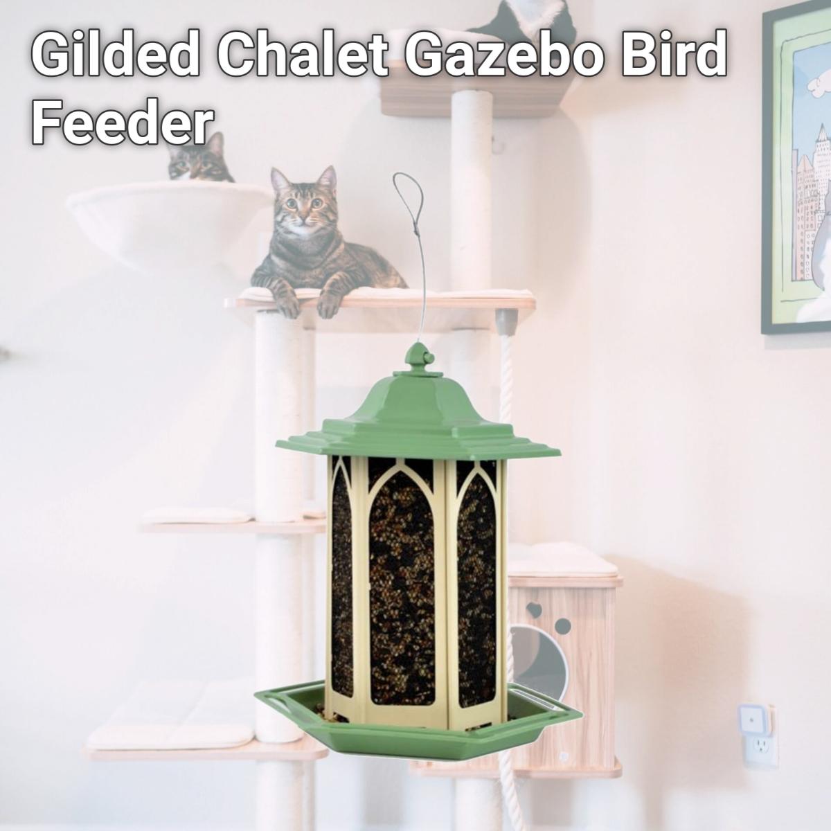 Picture of Woodstream 5409412 Gilded Chalet Gazebo Bird Feeder