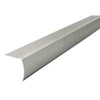 72 in. Fluted Stair Edging, Satin Sliver
