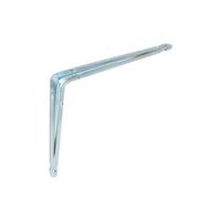 110BC N224477 Shelf Bracket, 35 lb, 8 in L, 191 in H, Steel, Zinc