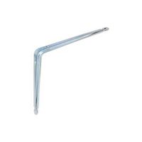 110BC N224485 Shelf Bracket, 35 lb, 10 in L, 178 in H, Steel, Zinc