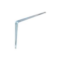 110BC N224493 Shelf Bracket, 35 lb, 12 in L, 11516 in H, Steel, Zinc