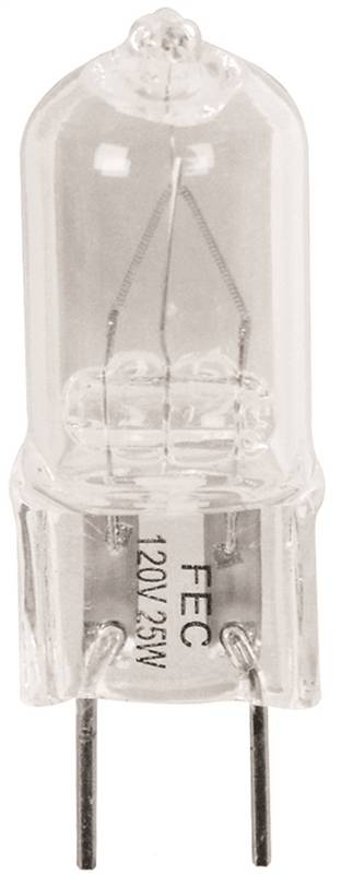 2-Pin G8 Halogen Bulb, Clear - 25 watts
