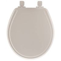 Picture of Bemis 8672057 Round Toilet Seat - Wood White