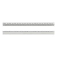 Apartment Hanger, 150 lb, Aluminum, Mill, 516 in Opening, 12 in Projection, Screw Mounting