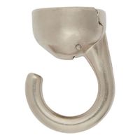 Elephant Hook, 30100 lb Working Load, 11 mm, Zinc, Nickel