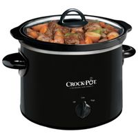 Picture of Sunbeam Rival 7388937 Round Manual Slow Cooker, Black - 2 qt.