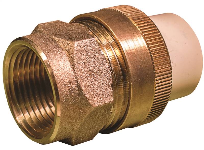 Slip x Fip Solvent Weld Joints Transition Union - 0.75 in.