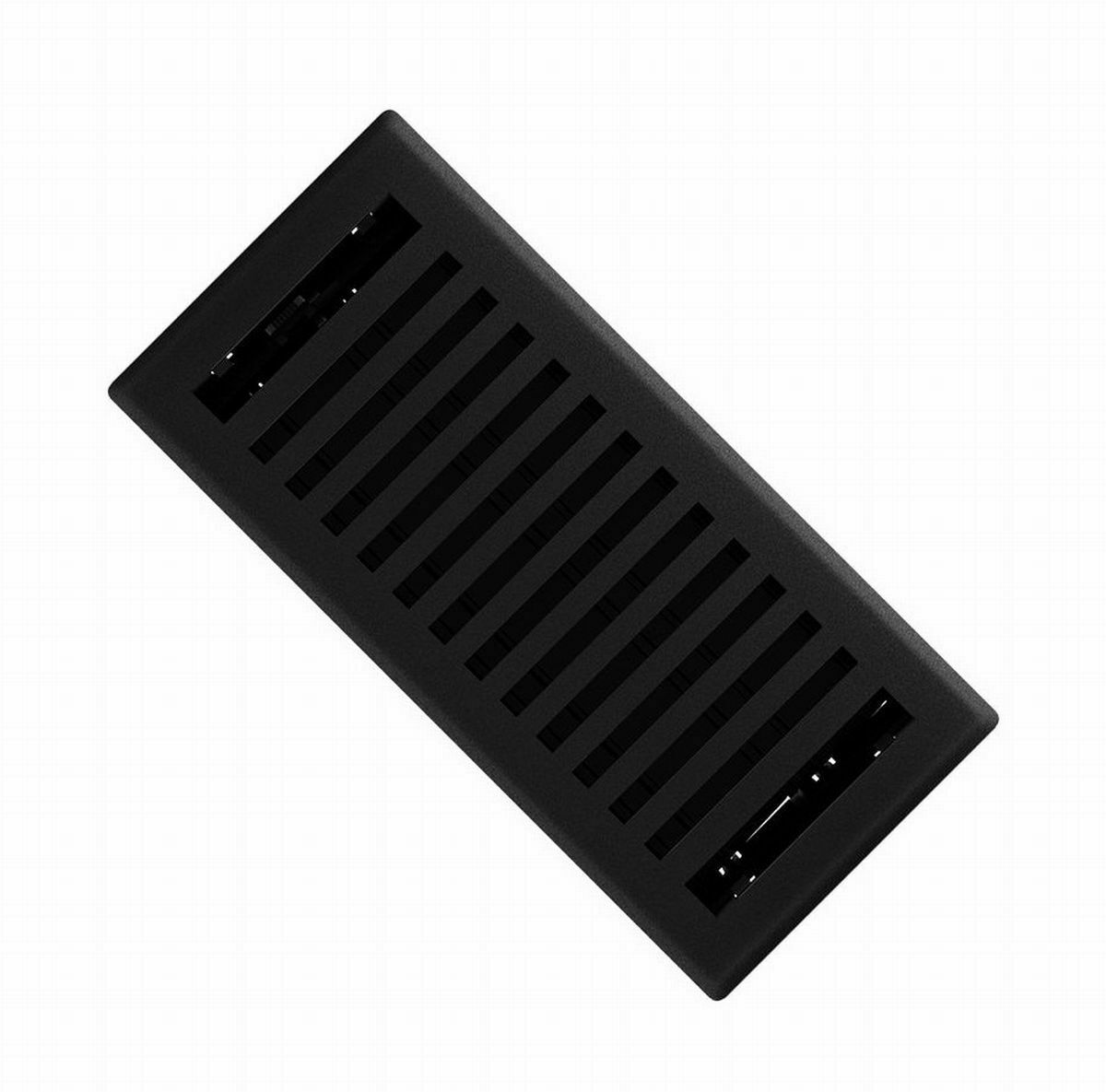 Floor Register, Black Iron - 2.25 x 12 in.