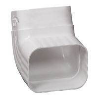 Vinyl A-Elbow - White - 3 x 4 in.