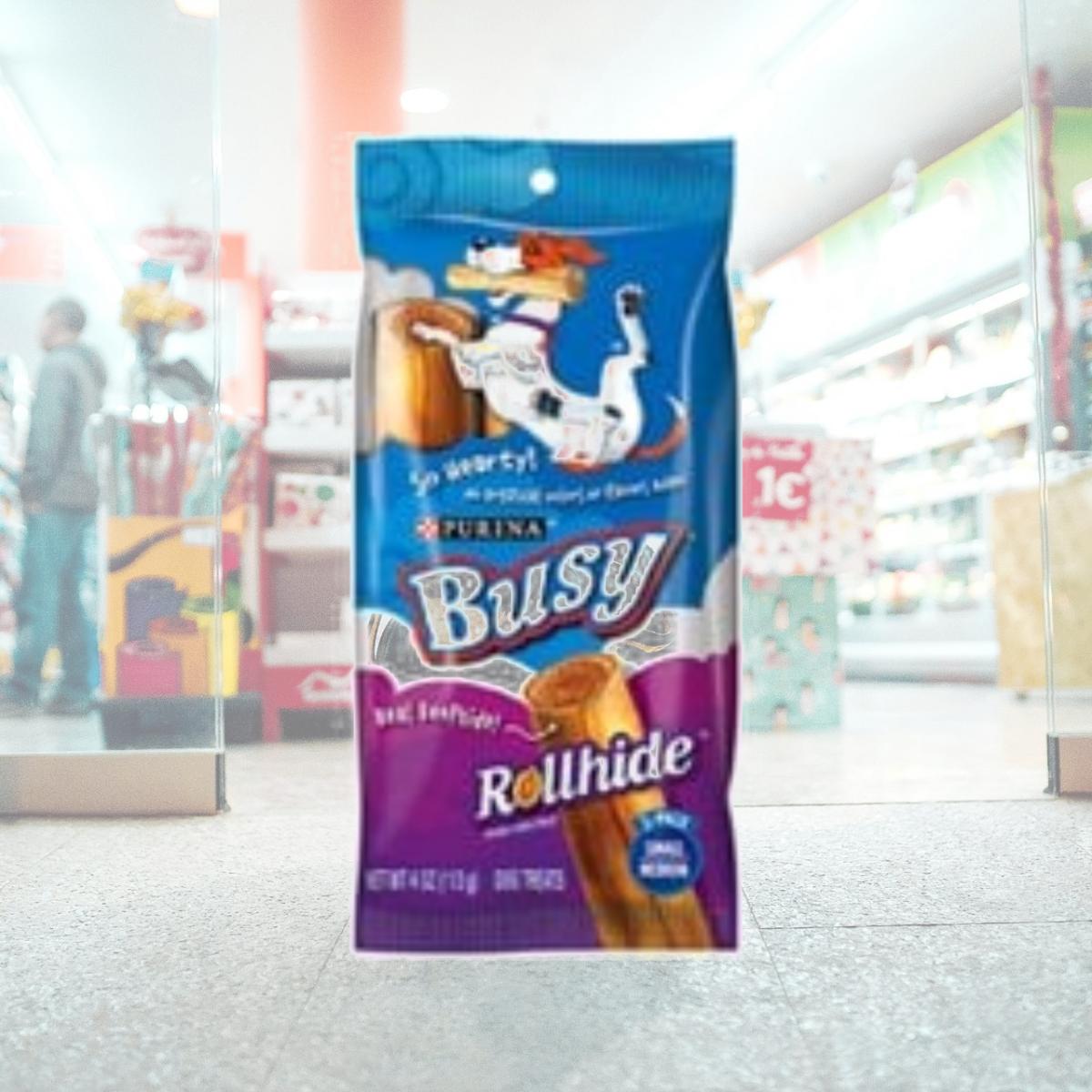 Picture of Nestle Purina 7000203080 Busy Rollhide Small - Medium