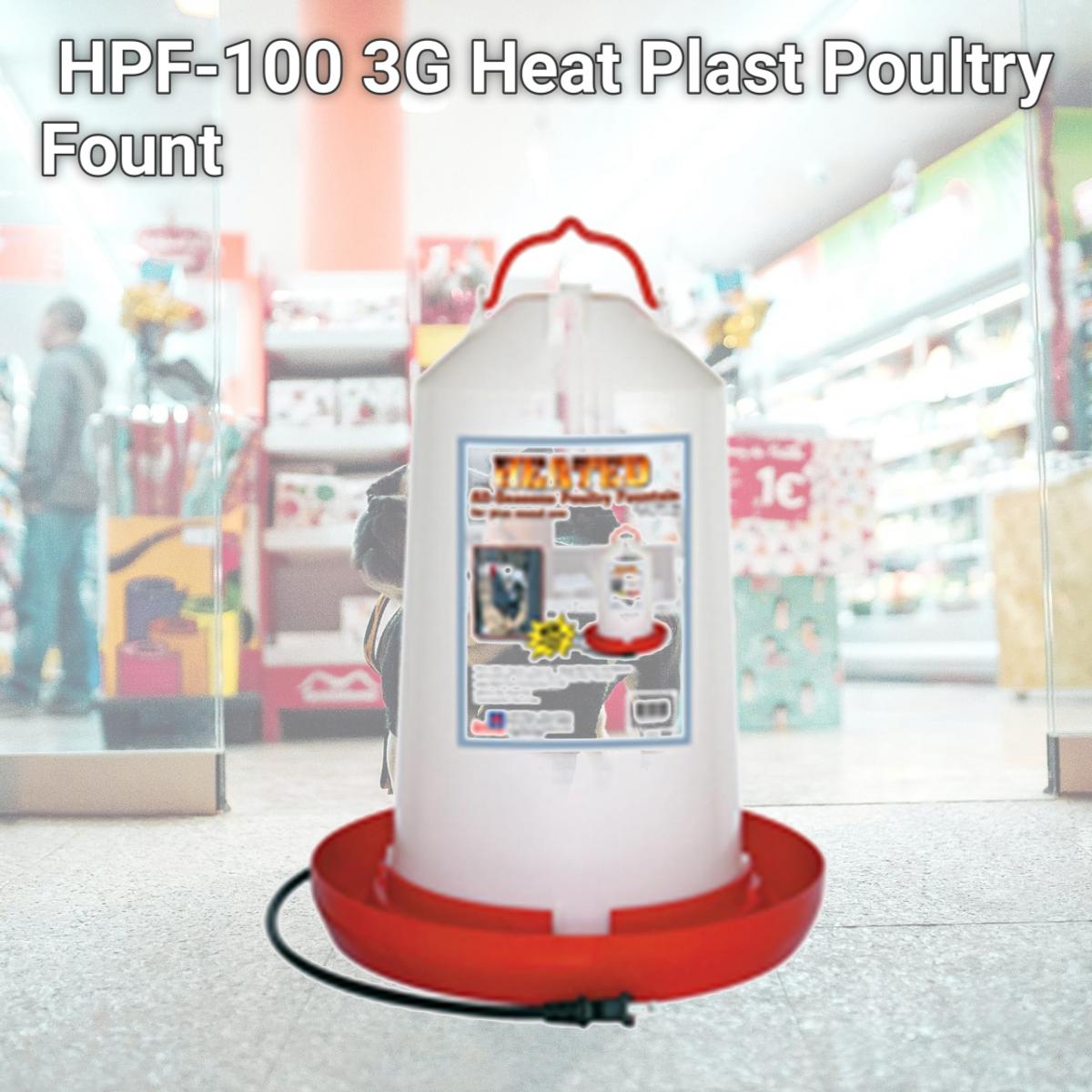 Picture of Farm Innovators HPF-100 3G Heat Plast Poultry Fount