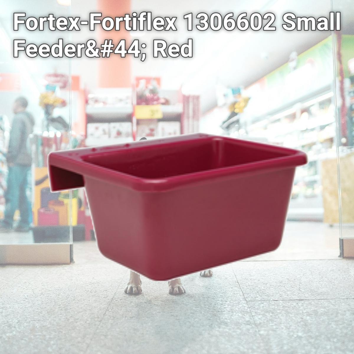 Picture of Fortex-Fortiflex 1306602 Small Feeder&#44; Red
