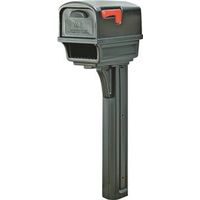 Picture of Solar Group 0143248 Double Wall Mailbox Post Combo - 11.50 x 21.77 x 50 in. - Black