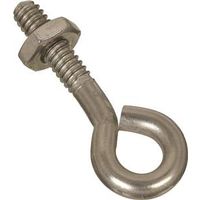 Picture of National Hardware 0225896 Eye Bolt with Nut 0.187 x 1.50 in. Stainless Steel - Case of 10