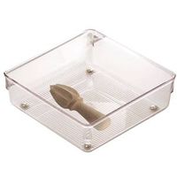 Picture of Interdesign 0469908 Linus Drawer Organizer&#44; 6 x 6 x 2 in.&#44; Plastic - Clear
