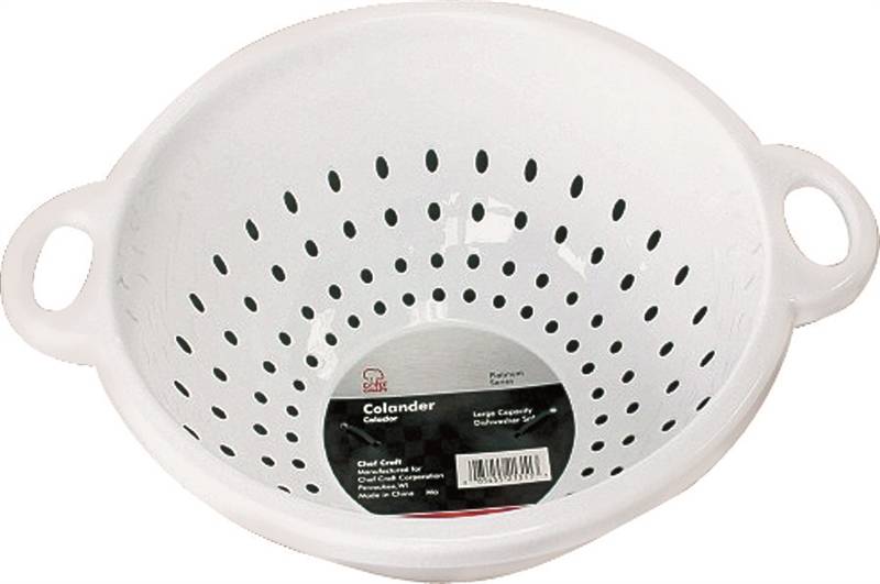 Picture of Chef Craft 92007 Deep Colander - White