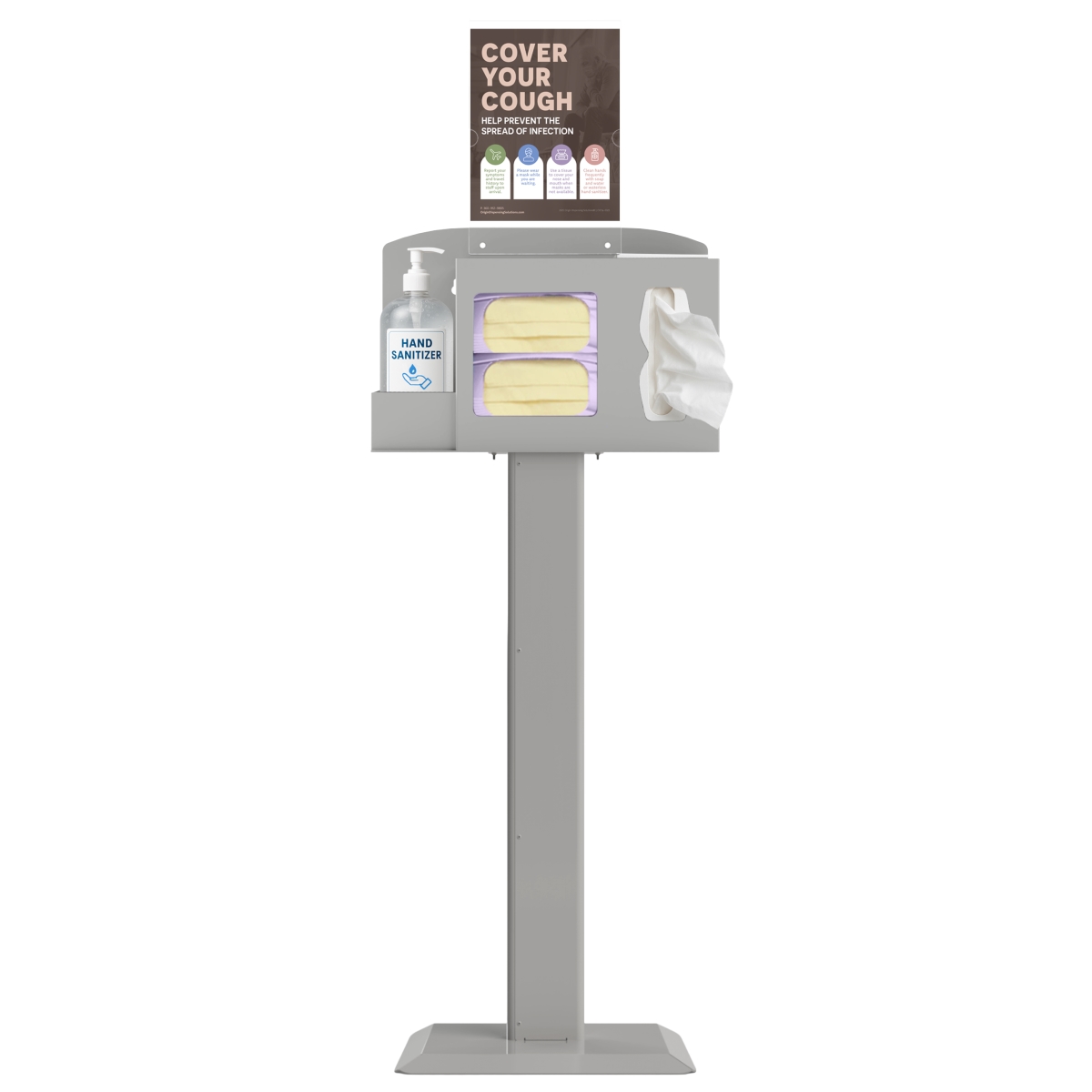 HS10K02BG ABS Hygiene Station Stand Kit, Beige