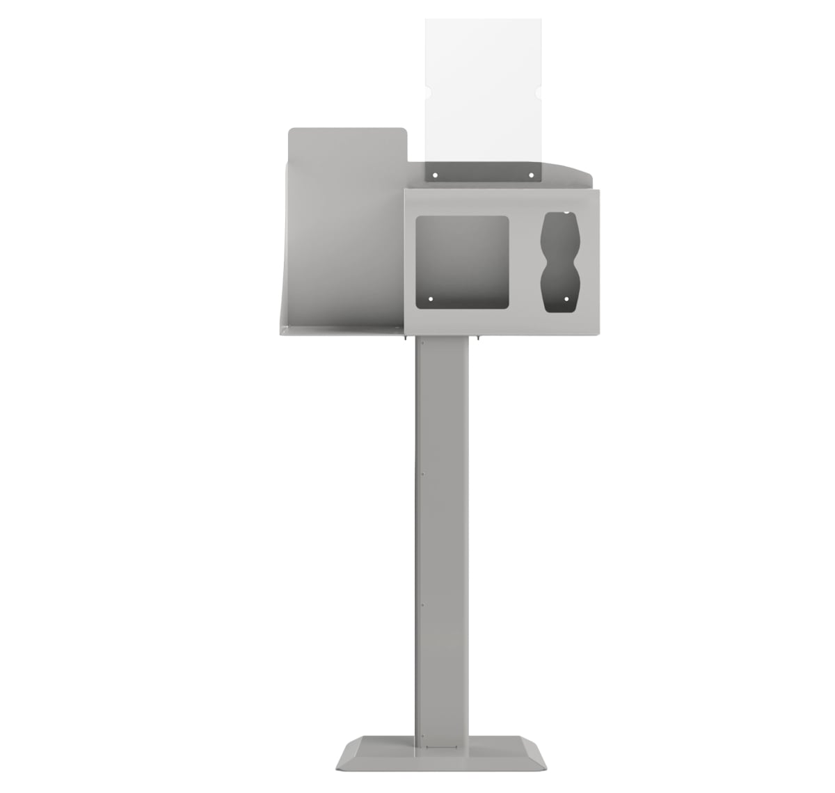 HS20K04BG Steel Hygiene Station Stand Kit, Beige