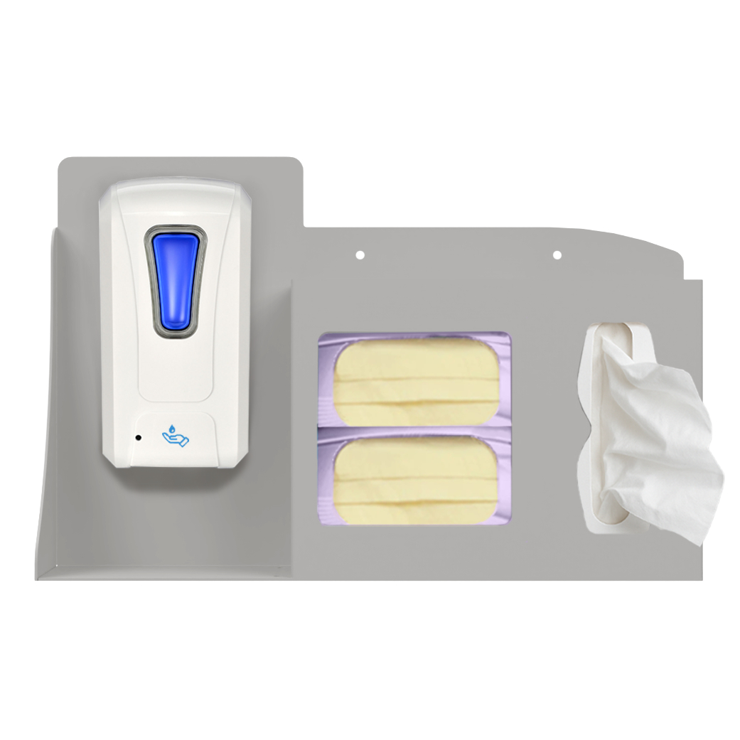 HS20X02BG ABS Hygiene Station Gel Dispenser, Beige
