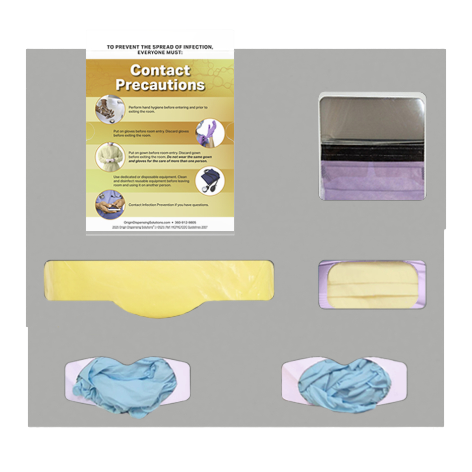 PS11S02BG Double Glove Sign Bundle ABS Protective Wear Organizer, Beige