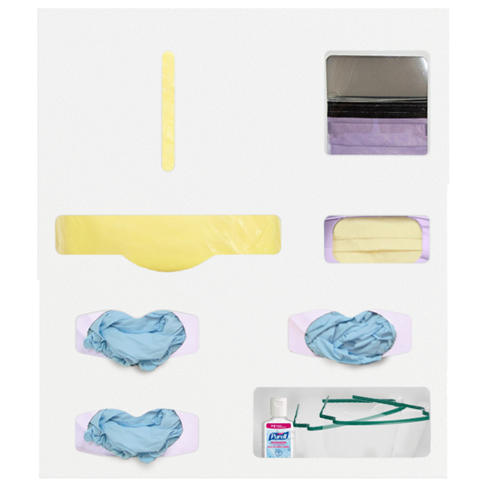 PS16X02WH Ultraflex ABS Protective Wear Organizer, White