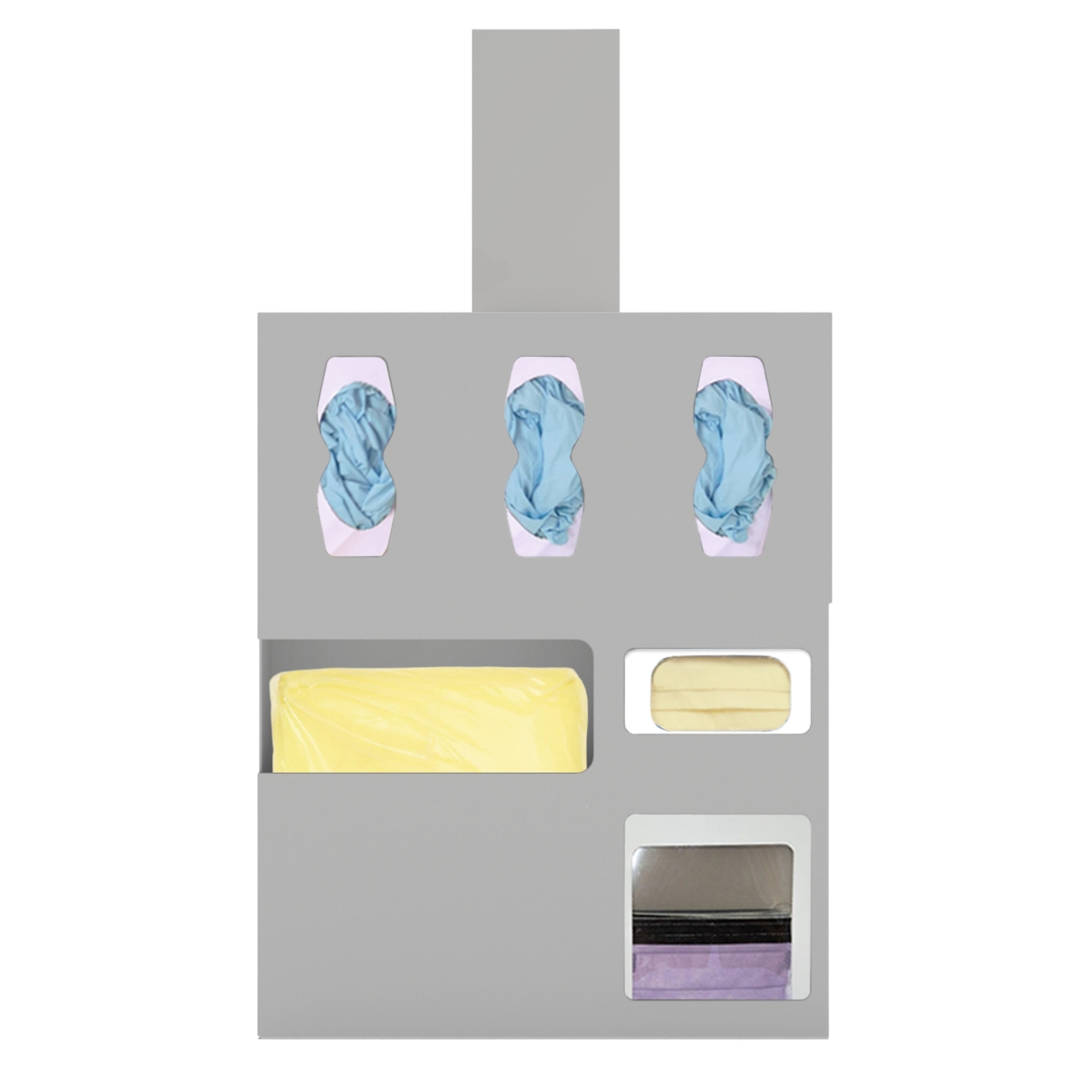 PS17H02BG Standard Precautions Protective Wear Organizer Hanger Bundle, Beige