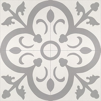 Orleans Cement Tiles, Gris 03 - Box of 12