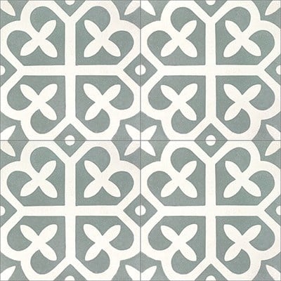Durante Cement Tiles, Sage 05 - Box of 12