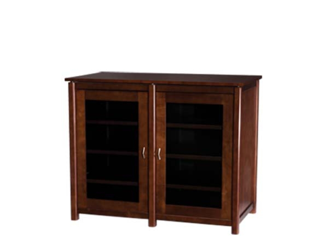 SAWFAV44MO Double Wide 5-Shelf TV & AV Cabinet, Mocha