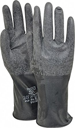 068-B174-10 Butyl Unsupported Glove - 144 per Case -  North Safety, 068-B174/10
