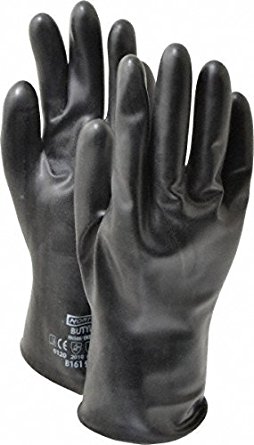 068-B074GI-XL Butyl Gloves Smooth Curved Hand - 100 per Case, Extra Large -  North Safety, 068-B074GI/XL