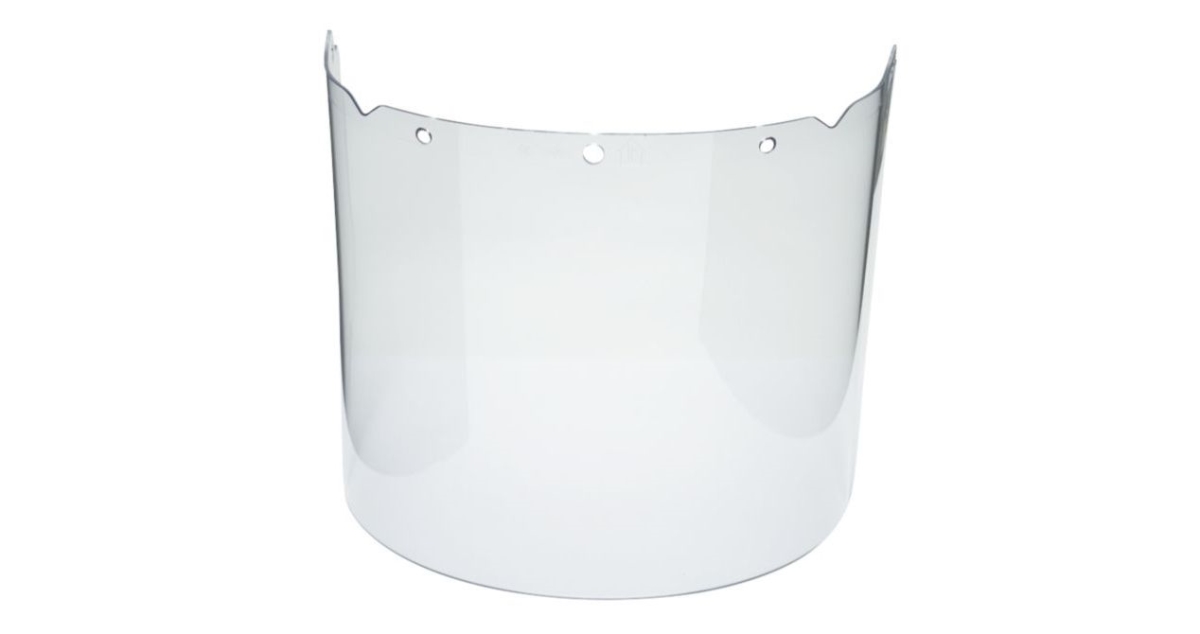 Picture of MSA 454-10115855 Visor Plastic Propionate Clear for Chemical & Splash