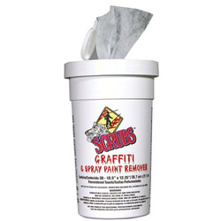 253-90130 Scrubs Graffiti Remover - 30 Towels per Pal