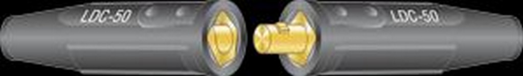 Ldc-70 Male Connector - Black