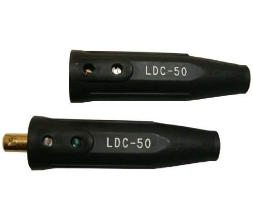 International DINSE Type Cable Connector, Complete Unit, 4 thru 1/0, Single Oval thru Point, 250Amp
