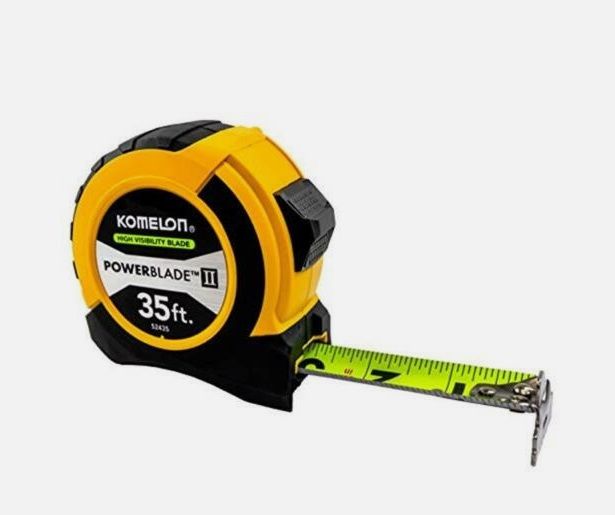 35 ft. Abs Powerblade II Wide Blade Tape Measures - Small, White & Black