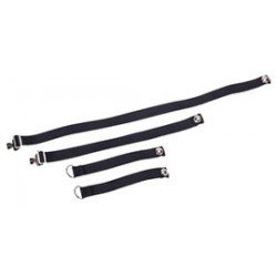 Picture of MSA 454-86537 Elastic Headband - Black, Set of 4