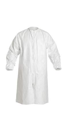 Picture of Dupont 251-IC264SWHSM0030CS Tyvek Isoclean Frock - White