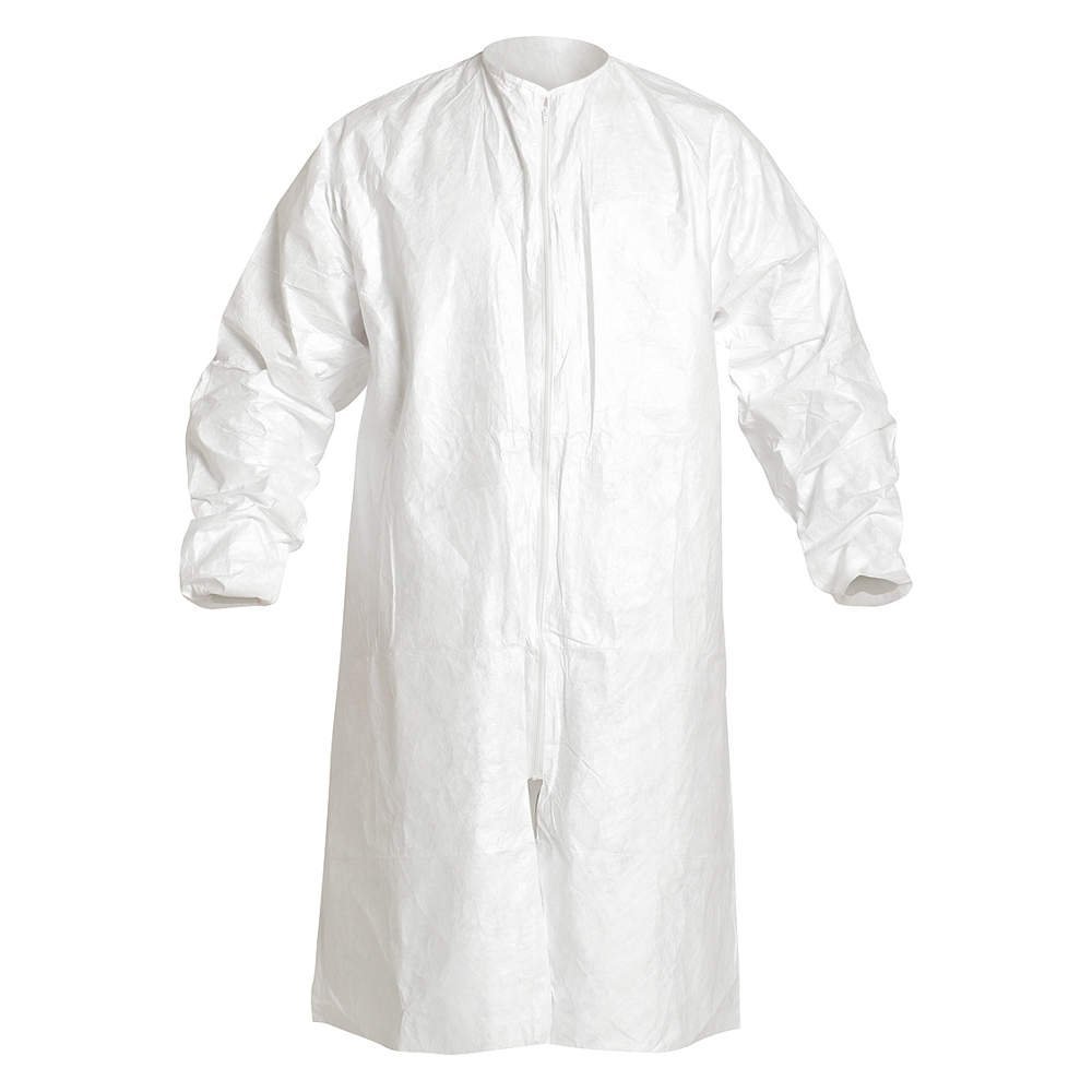 Picture of Dupont 251-IC264SWHMD0030CS Tyvec Isoclean Frock, White-2XL