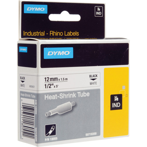 Picture of Dymo-Rhino 784-18055 0.5 in. Heat Shrink Tubes&#44; White
