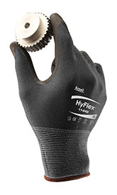 Picture of Ansell 012-11-840-9 9 in. 15G HyFlex Multi-Purpose Gloves - Black&#44; Pack of 12
