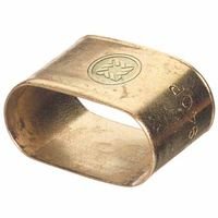 312-9940-P Oval Brass Dual Hose Braces - 9940-P