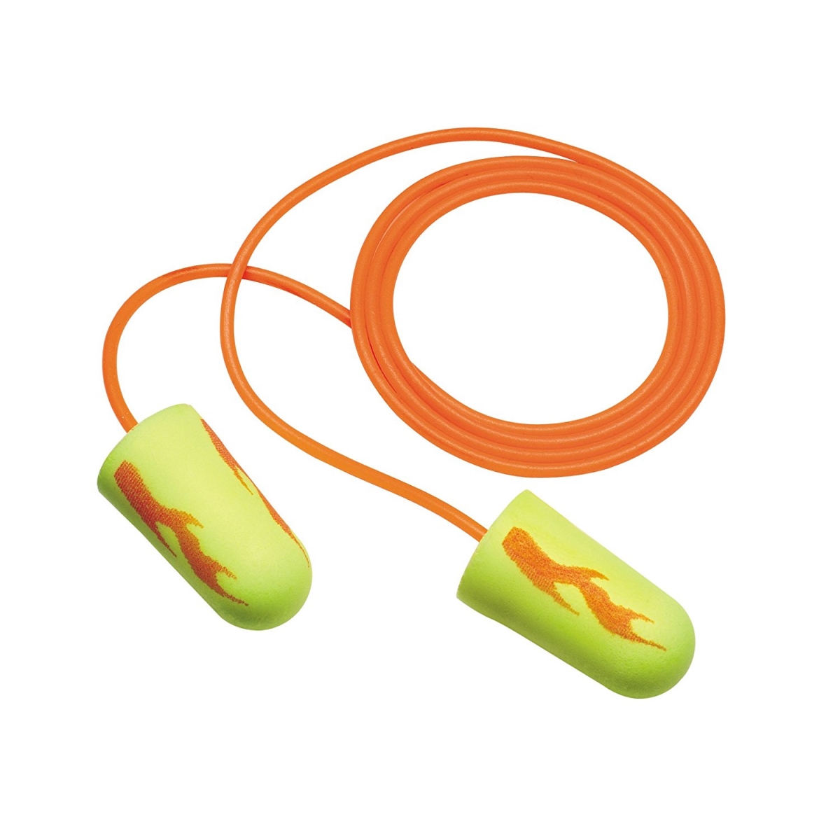 Picture of Ear 247-311-1252 Soft Yellow Neon Blasts Corded Earplugs